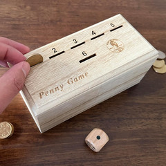 Penny Game – Fun Board Game Works with Coines, Get Rid of Coins to Win, Penny Ga