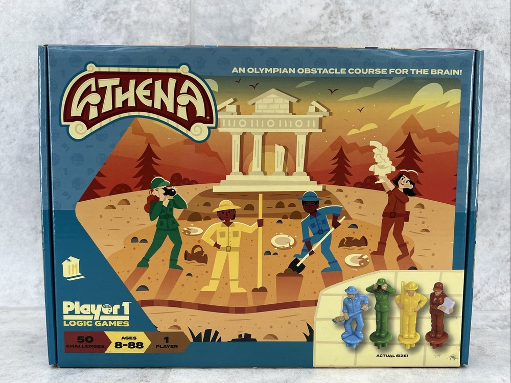 ATHENA: Single Player Logic Game, 50 Challenges & Puzzle Player 1 Logic Game