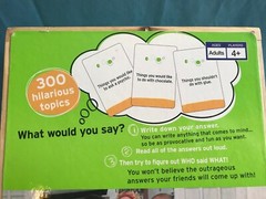 Pre-Owned 14 Years to Adult Full Size Game of Things Card/Board Game in Wood Box