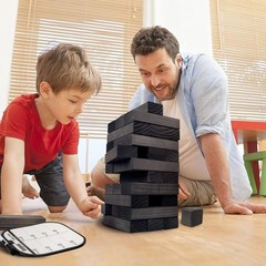 54-Block Tumble Tower Game with Canvas Bag – Ideal for Gatherings