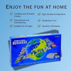 International Business Game Indoor/Outdoor Folding Board Game Unisex Play Gifts