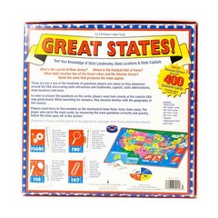 International Playthings Boardgame Great States! (2004 Ed) Box Fair/EX