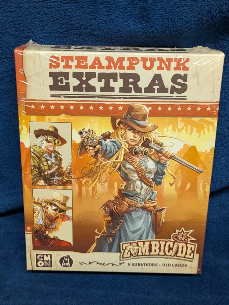 CMON Zombicide NEW Steampunk Extras Expansion SEALED Gears and Guns Kickstarter
