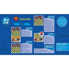 MasterPieces – Superman – Officially Licensed Checkers Board Game