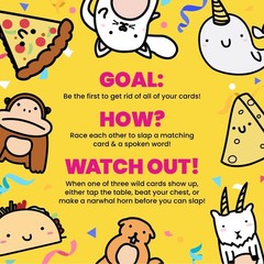 Engaging Taco Cat Goat Cheese Pizza Card Game – Fun for All Ages, Easy Setup!