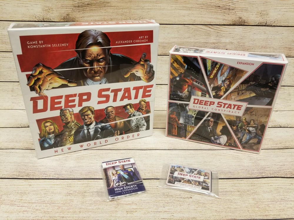 Deep State New World Order Kickstarter 2020 ALL-IN by CrowD Games SEALED