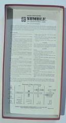 Vintage 1968 Numble The Cross Word Number Game, Selchow & Righter, Pre-Owned