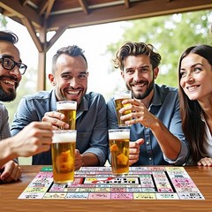Hilarious Leather Drinking Board Game for 2-8 Players – Perfect Adult Party Fun