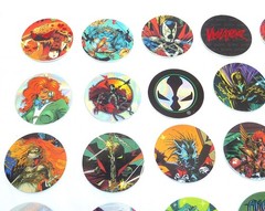 SPAWN Pogs Lot 23 Pogs + 5 Slammers Vintage Collectibles for Adults CANADA GAMES