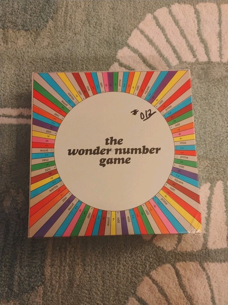1987 The Wonder Number Board Game by Interactive Mathematics Very Good Condit.