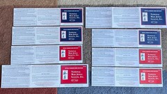 8 National Mah Jongg League Standard Hands And Rules Cards 2019 – 2022 (2 each)