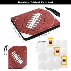 Elcoho 900 Pockets Football Card Binder for Trading 13.2 x 10.6 inches, black