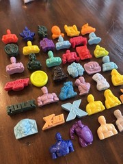 ALL SOLID COLOR COMPLETE SET Gogos Crazy Bones European 2006 MARVEL HEROES