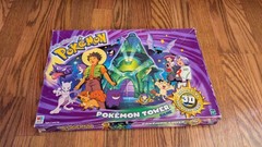 Pokemon Tower Game 3D Milton Bradley MB Hasbro 2000 NINTENDO – USED/INCOMPLETE