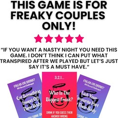 Couple Game Drinking Card Game Love Date Night Freaky Fun 115 Cards