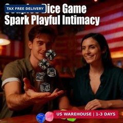 Couples Sex Dice Games, Romantic Adult Dice Sex Game for Foreplay, Date Night &