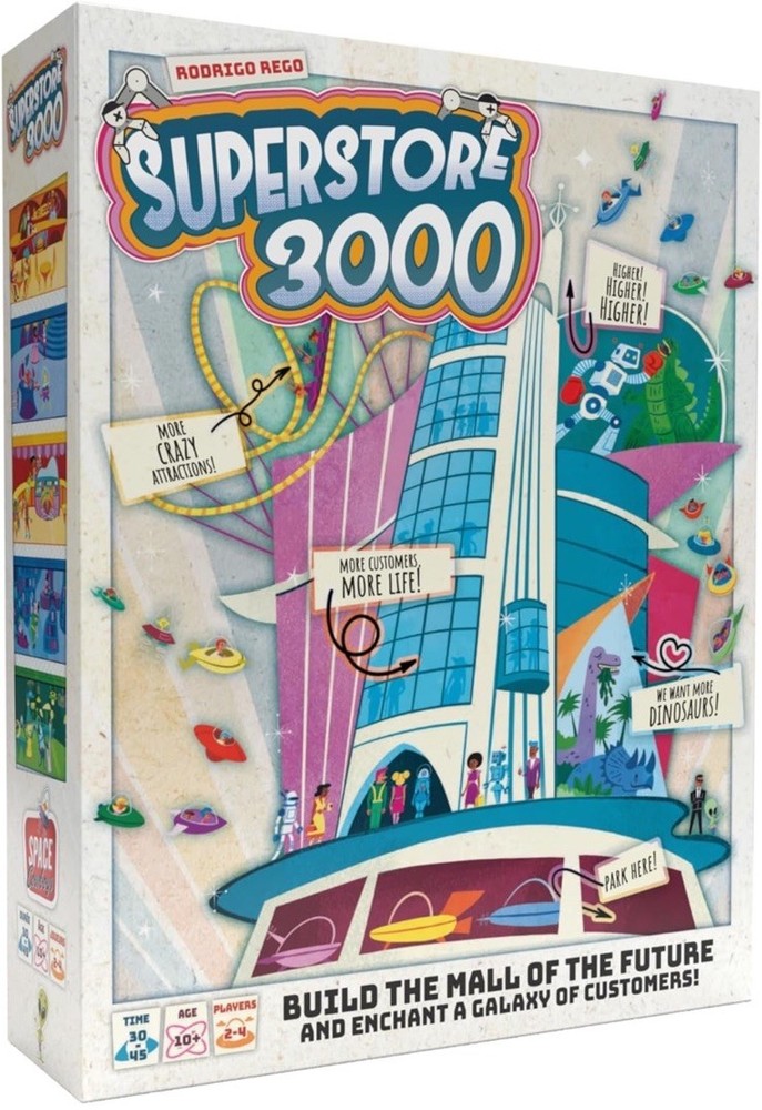 Superstore 3000 Board Game Space Cowboys Strategy Game