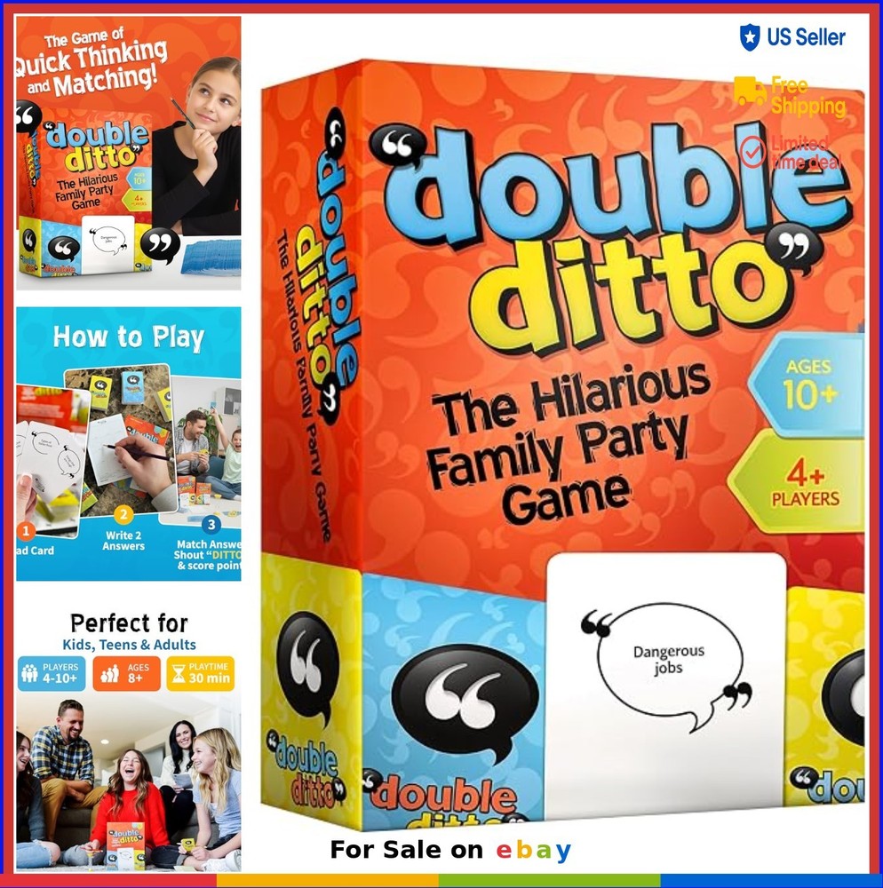 Family Party Game for 4-20 Players Ages 8 Up Award Winning Hilarious
