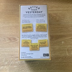 Better Than Yesterday 365 Daily Challenges Life Fullfilling Game NEW Sealed