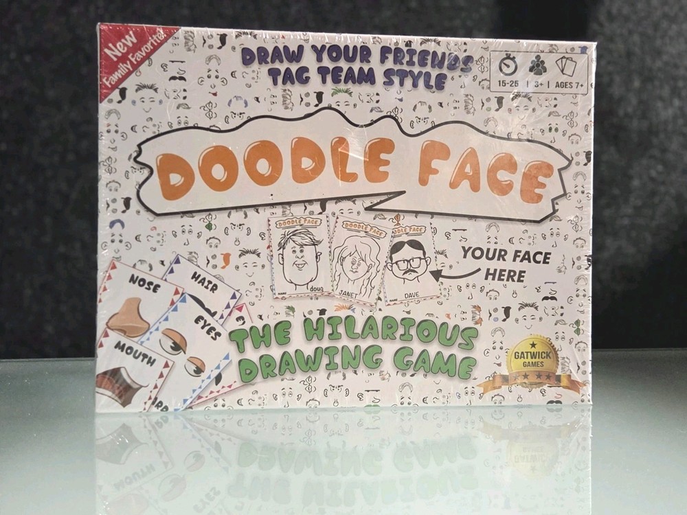 Doodle Face Game – The Hilarious Game of Drawing Your Friends and Family New