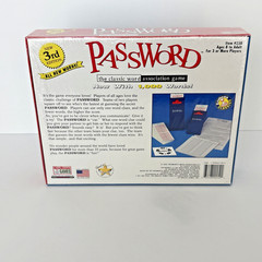 Password 3rd Edition – The Classic Word Association Game! 2001 Brand New Sealed