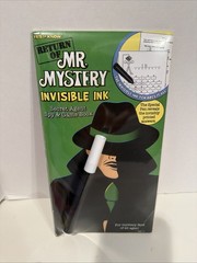 Yes & Know Invisible Ink Return of Mr Mystery Secret Agent Spy & Game Book New