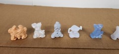 JBF Lot of 14 Cloudy Milky Crazy Bones