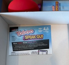 Hasbro Gaming Taboo Speak Out Word Party Game, Timer, Ages 13+, 4+ Players