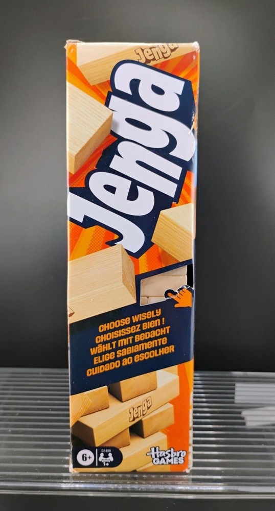 Jenga Wooden Tower Stacking Game Hasbro Classic Kids & Adults
