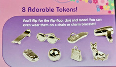 2009 Monopoly Boutique Edition Pink Floral Complete Charms Keepsake Y2K