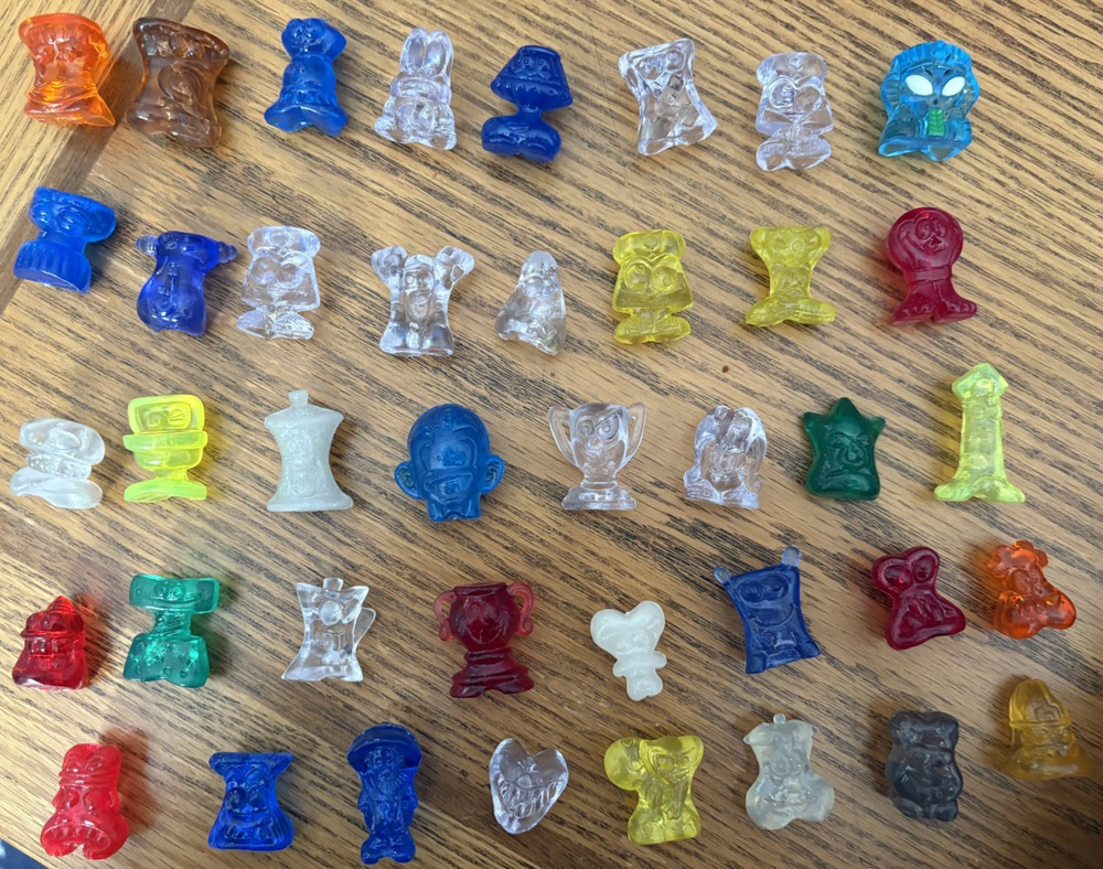 Gogos Crazy Bones Collectible Figures 40 Pieces Mixed Lot – See Photos