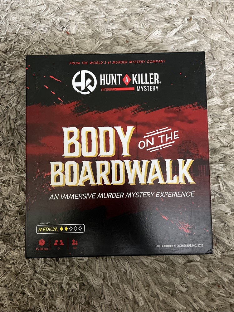 Hunt a Killer Body on the Boardwalk Immersive Murder Mystery Game New UNSealed
