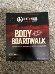Hunt a Killer Body on the Boardwalk Immersive Murder Mystery Game New UNSealed