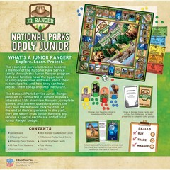 MasterPieces – Jr. Ranger Opoly Junior – National Parks Board Game for Kids