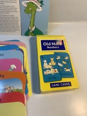 6 Assorted Kids Card Games FLASH CARDS Disney Old Maid Go Fish Vantage Insects