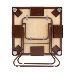 Mahjong Table w/ 4 Cup Holders & 4 Drawers for 4 Player People Foldable Portable