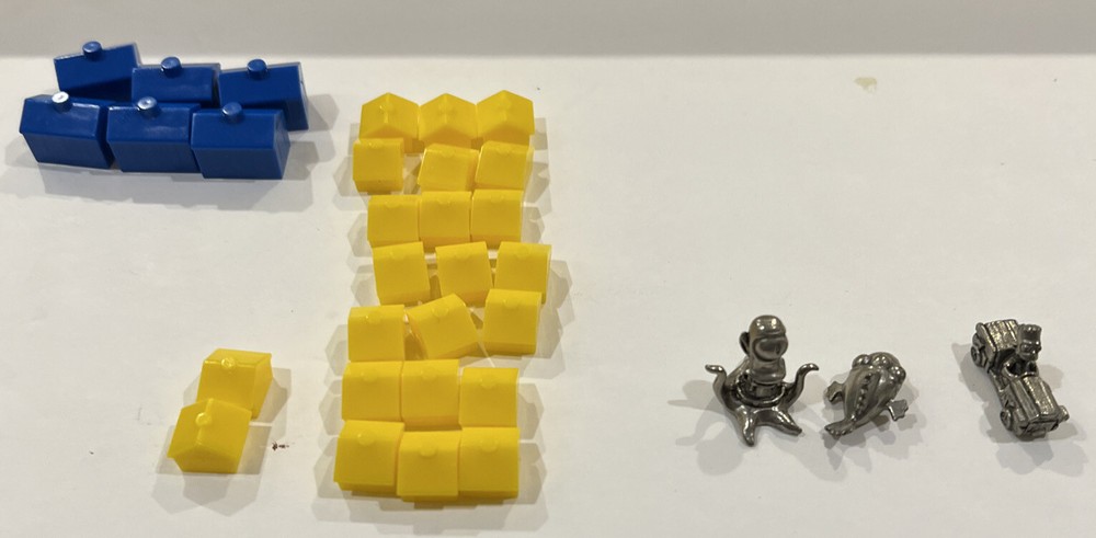 The Simpsons MONOPOLY by USAOPLY Board Game – Replacement PARTS – Tokens Houses