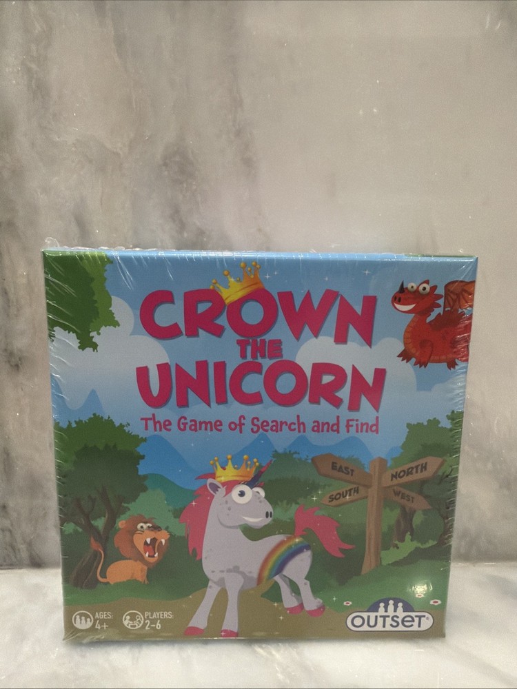 Crown the Unicorn The Game of Search & Find Outset NEW