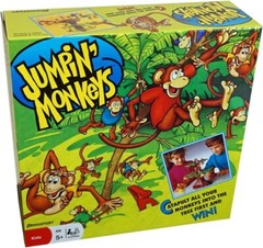 Pressman Jumpin’ Monkeys: Catapult Your Monkeys Into The Tree to Win