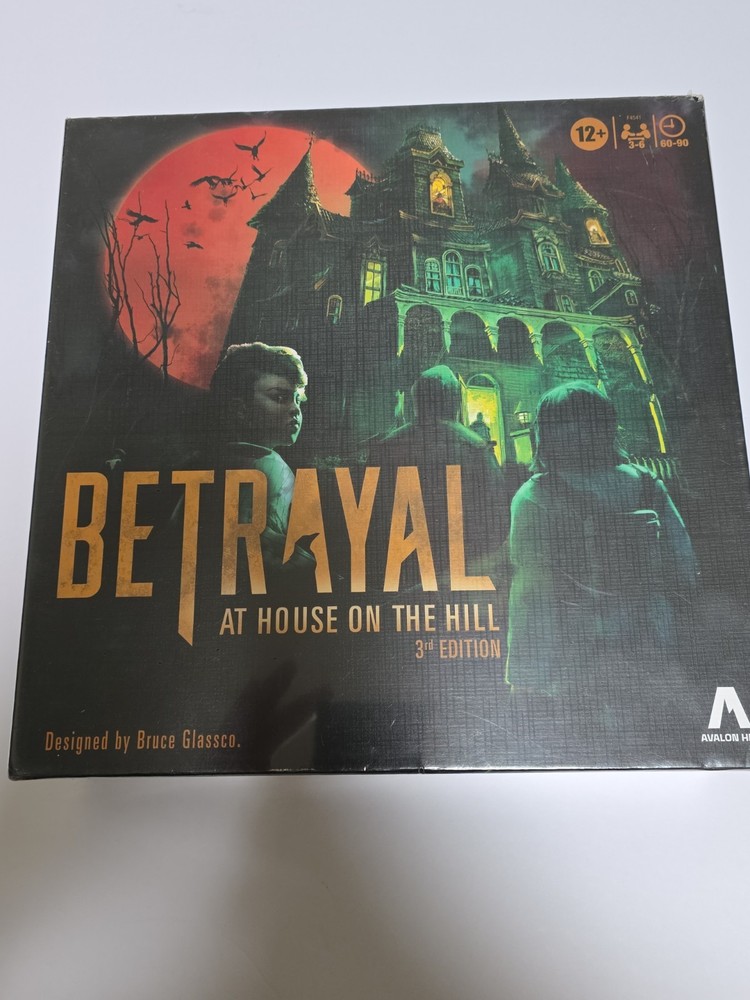 Betrayal At House On The Hill 3rd Edition, Board Game, Avalon Hill, 3-6 Players