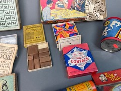Huge Vintage lot 1930’s & 40s Board Card Games & Toys & Blocks Bingo Anagrams