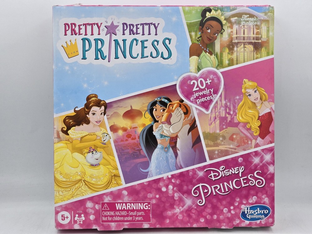 Hasbro Gaming Pretty Princess: Edition Board Game Featuring Multicolor, New