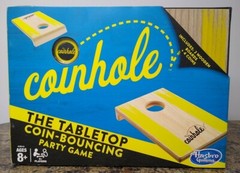 Hasbro Coinhole Game Tabletop Coin Bouncing Cornhole Party Game, New Sealed