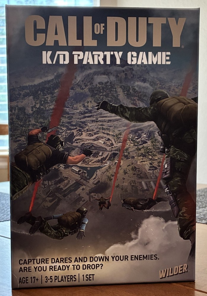 Call of Duty K/D Party Game Wilder Activision New Sealed 3-5 Players 17+