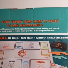 Wilder Toys MASTER CHEF Family Cooking Game Teach Kids To Cook, 22 Recipes