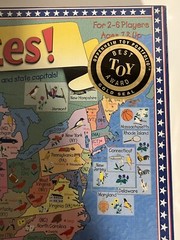Great States Board Game USA 1999 Geographic Landmarks Capitals State Locations