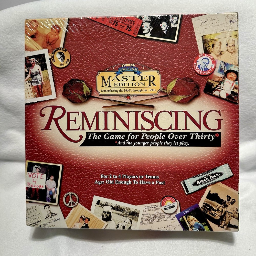 Reminiscing Board Game Deluxe Master Edition 1940s-1990s TDC Games New Sealed