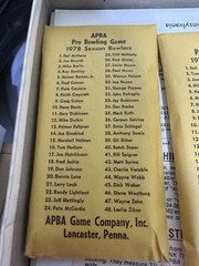 VTG 1978 APBA Pro Bowling Board Game w/8 Bowler Card Sets See Description