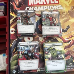 Marvel Champions Card Game Lot, Base Game + Green Goblin + 4 Hero Packs