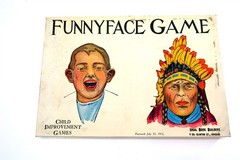 Antique 1912 FUNNY FACE GAME by Ideal Book Builders in NEW / NOS Condition